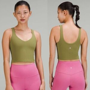 lululemon Align™ Tank Top Light Support, A/B Cup, Light Green - 2